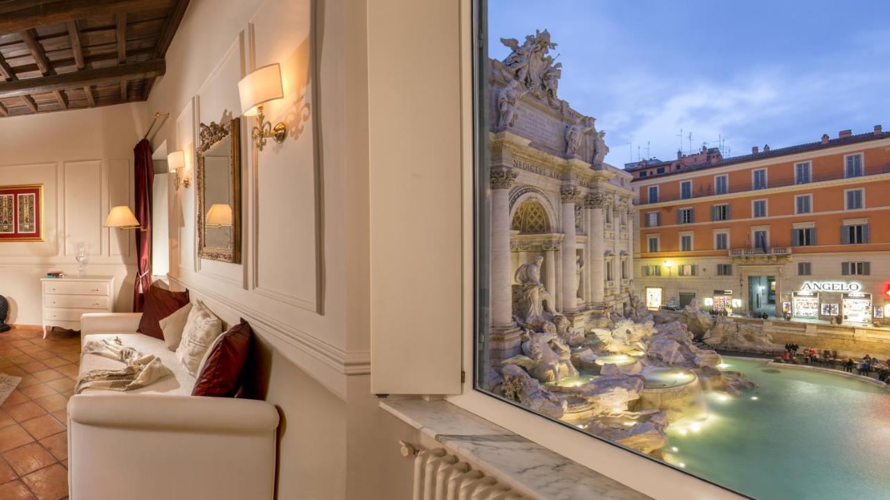 Trevi Ab Aeterno - Amazing View Of The Trevi Fountain Apartment Roma Ngoại thất bức ảnh